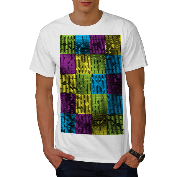 Multiple Labyrinth Mens T-Shirt