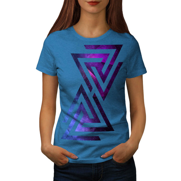 Triangle Universe Womens T-Shirt