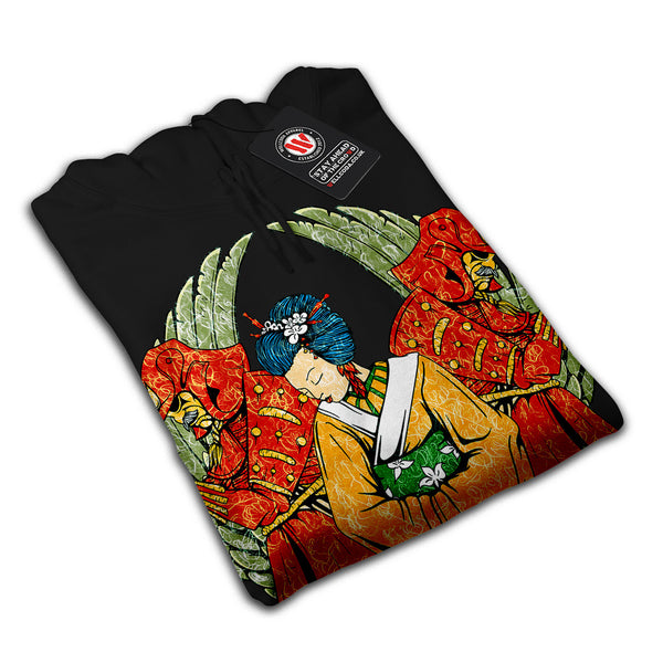 Japanese Lady Charm Mens Hoodie