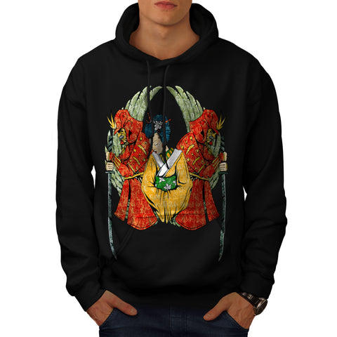 Japanese Lady Charm Mens Hoodie