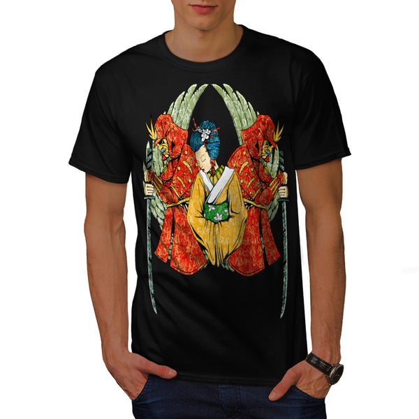 Japanese Lady Charm Mens T-Shirt