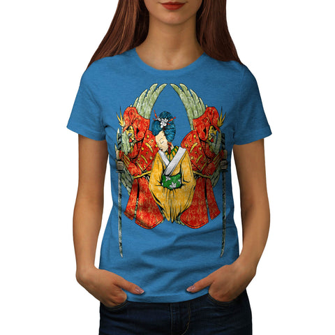 Japanese Lady Charm Womens T-Shirt