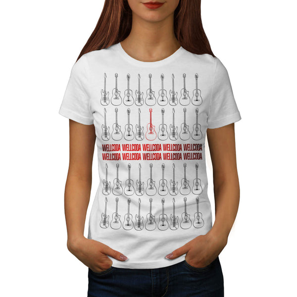 Guitar Collection Womens T-Shirt