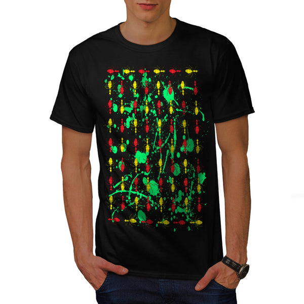 Multiple Ant Print Mens T-Shirt