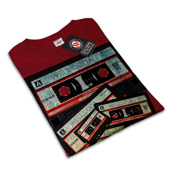 Music Cassette Tape Womens T-Shirt
