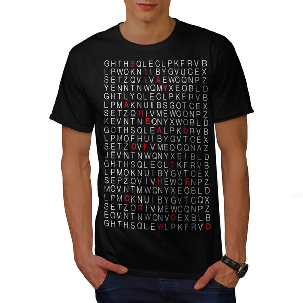 Alphabetic Chaos Mens T-Shirt