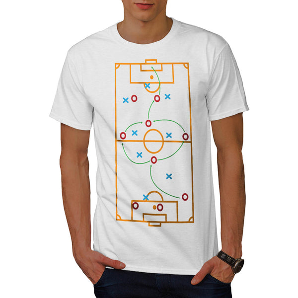 Footbal Play Field Mens T-Shirt