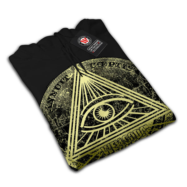 Illuminati Triangle Womens Hoodie