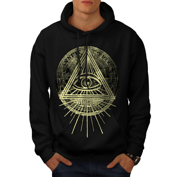 Illuminati Triangle Mens Hoodie