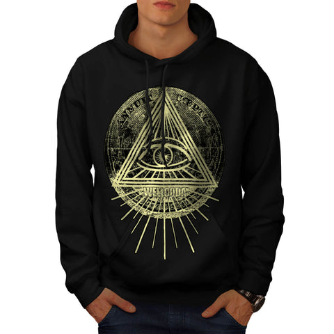 Illuminati Triangle Mens Hoodie