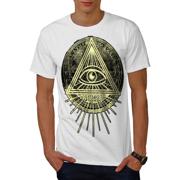 Illuminati Triangle Mens T-Shirt
