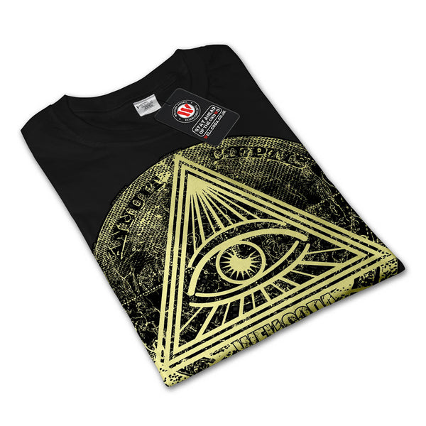 Illuminati Triangle Womens Long Sleeve T-Shirt