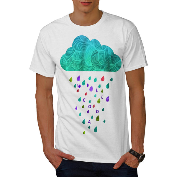 Shower Cloud Rain Mens T-Shirt