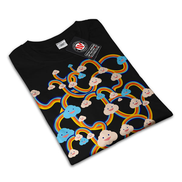 Cloud Worm Smile Mens T-Shirt