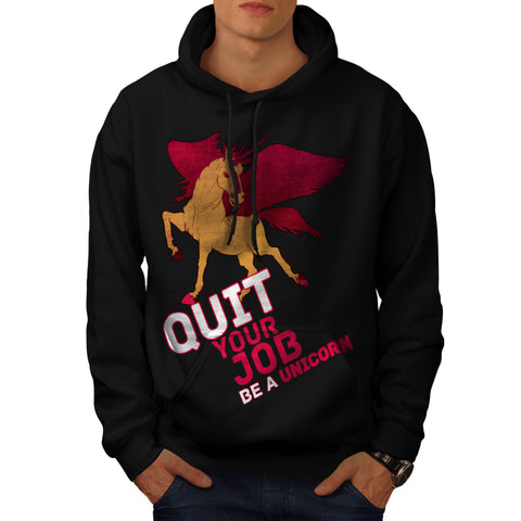 Quit Your Job Style Mens Hoodie