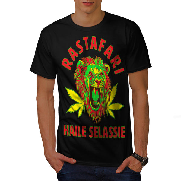 Jungle Lion Head Mens T-Shirt