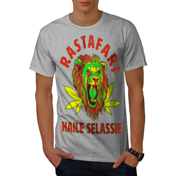 Jungle Lion Head Mens T-Shirt