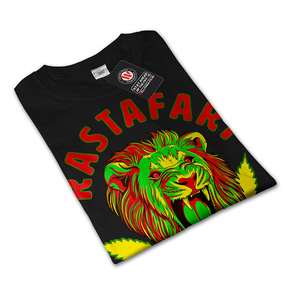 Jungle Lion Head Mens Long Sleeve T-Shirt