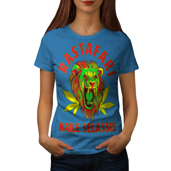 Jungle Lion Head Womens T-Shirt