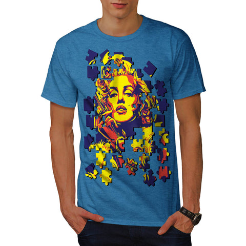 Monroe Beauty Puzzle Mens T-Shirt