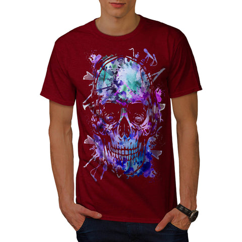 Skull Head Festival Mens T-Shirt
