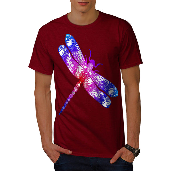 Colorful Dragon Fly Mens T-Shirt
