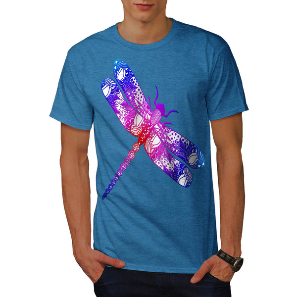 Colorful Dragon Fly Mens T-Shirt
