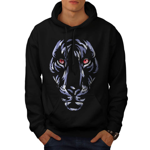 Jaguar Beast Head Mens Hoodie