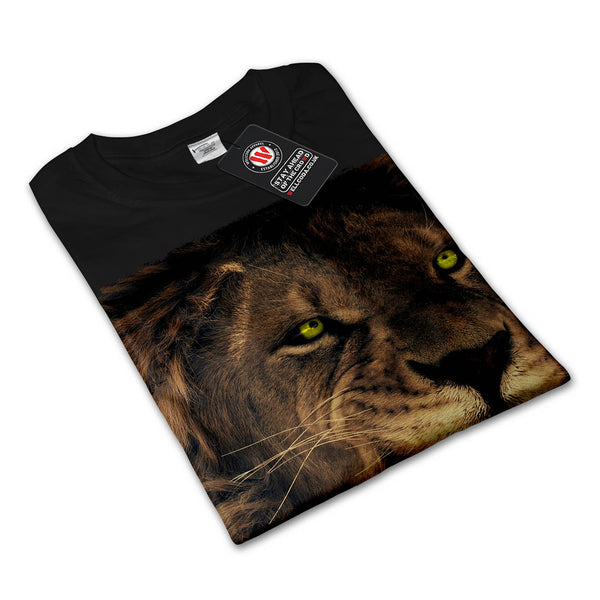 Lion Roar Face Art Womens Long Sleeve T-Shirt