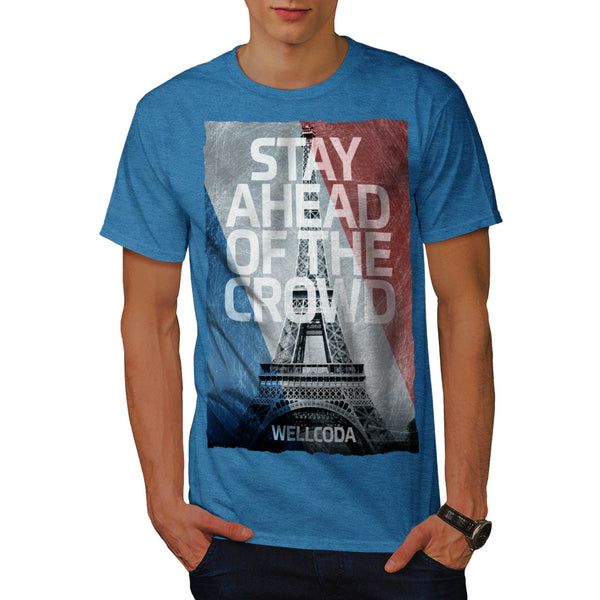 Eiffel Tower Print Mens T-Shirt