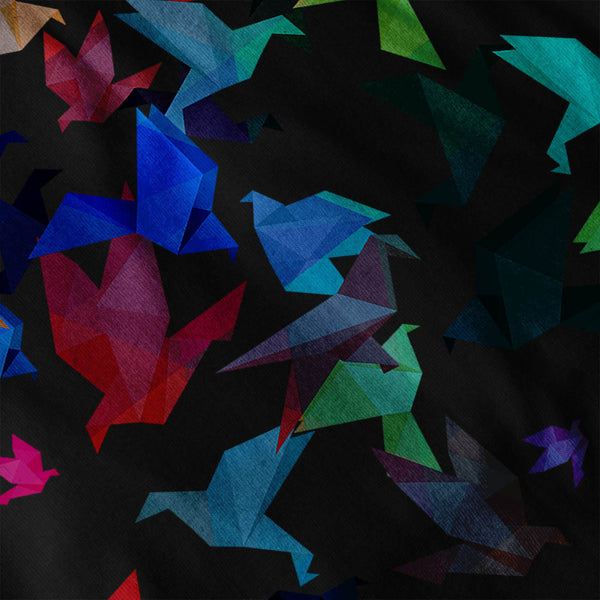 Origami Bird Art Mens Hoodie