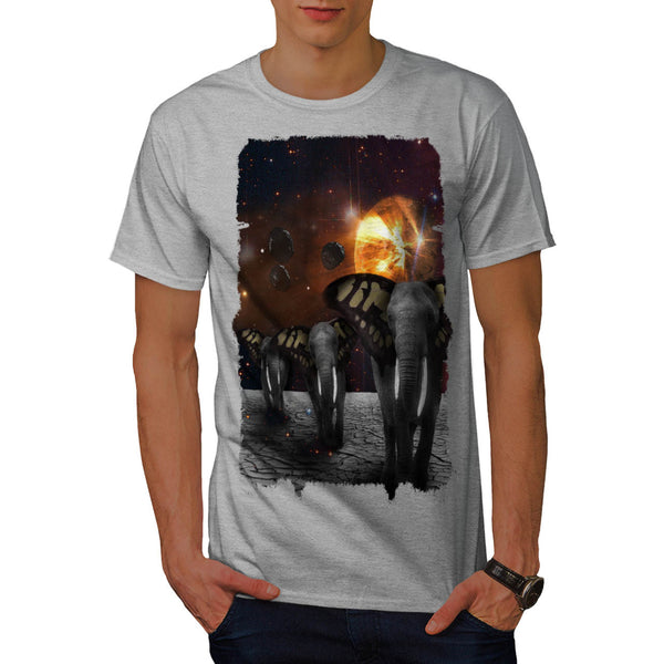 Cosmic Elephant Mens T-Shirt