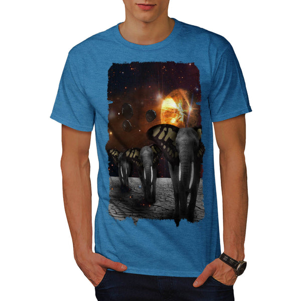 Cosmic Elephant Mens T-Shirt