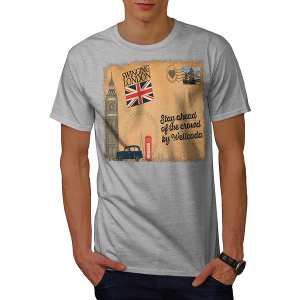 England Poster UK Mens T-Shirt