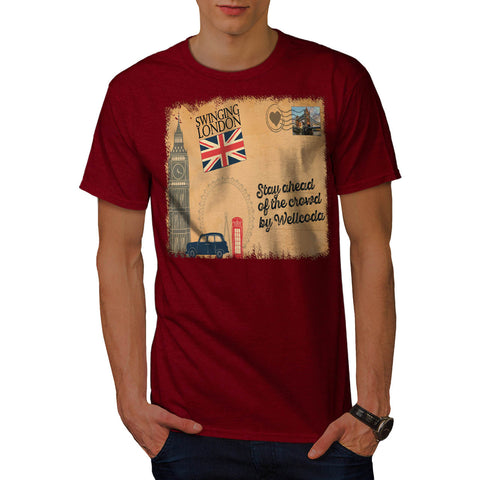 England Poster UK Mens T-Shirt