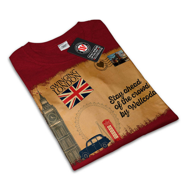 England Poster UK Womens T-Shirt