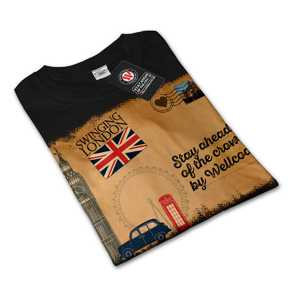 England Poster UK Mens Long Sleeve T-Shirt