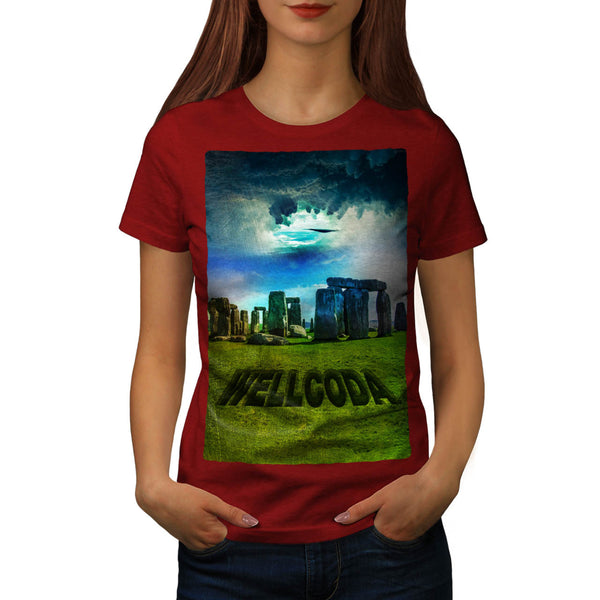 Stonehenge Field Womens T-Shirt