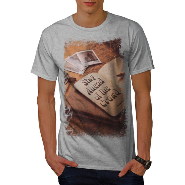 Polaroid Notebook Mens T-Shirt