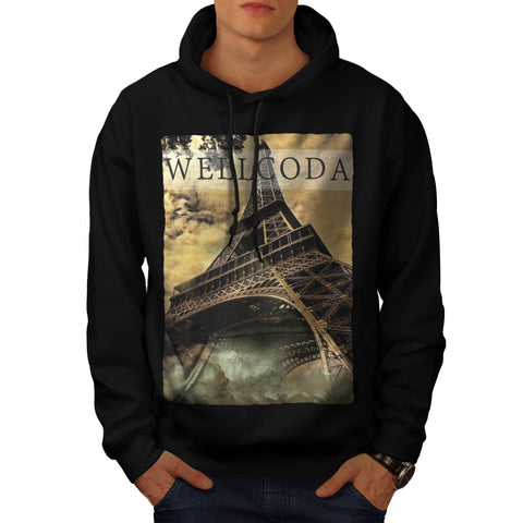 French Tower Icon Mens Hoodie