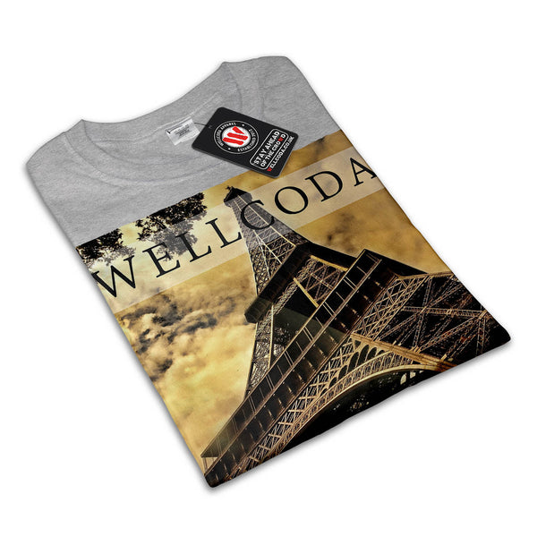 French Tower Icon Mens T-Shirt