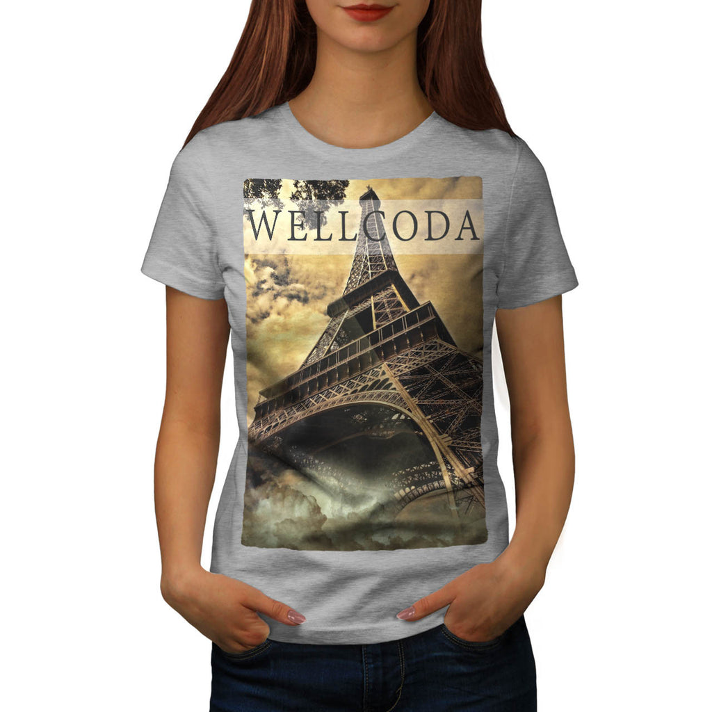 French Tower Icon Womens T-Shirt