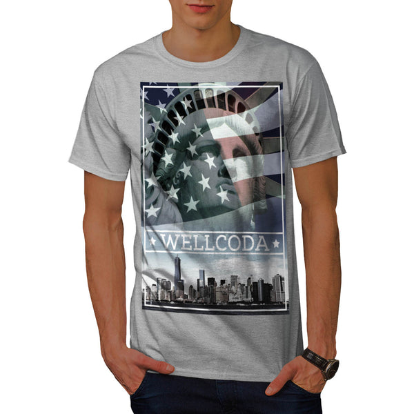 Liberty Statue US Mens T-Shirt