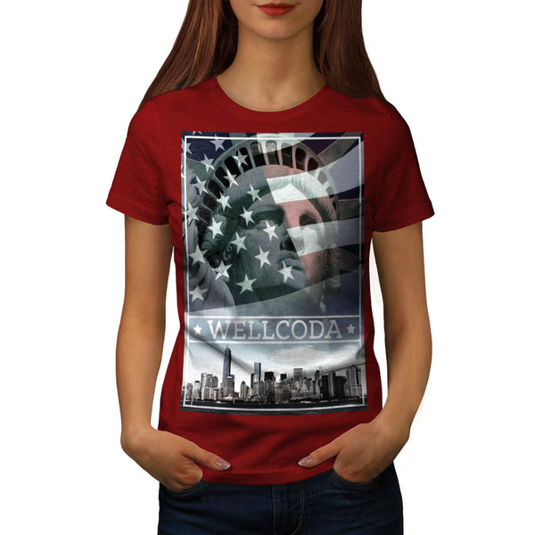 Liberty Statue US Womens T-Shirt