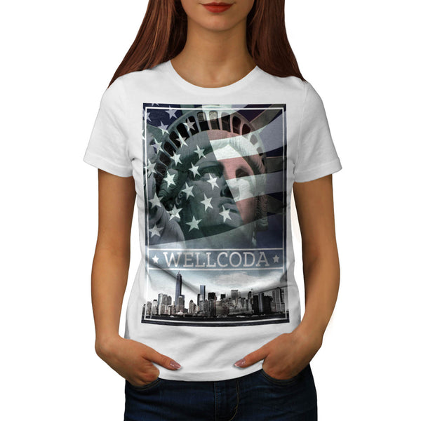 Liberty Statue US Womens T-Shirt