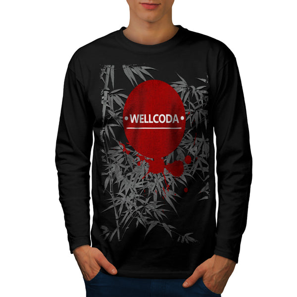 Japanese Feeling Mens Long Sleeve T-Shirt