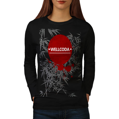 Japanese Feeling Womens Long Sleeve T-Shirt