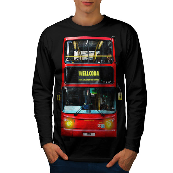 Urbanistic City Bus Mens Long Sleeve T-Shirt