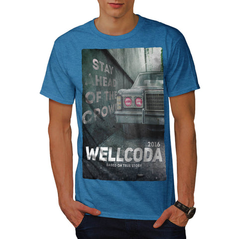 Vintage Car Poster Mens T-Shirt