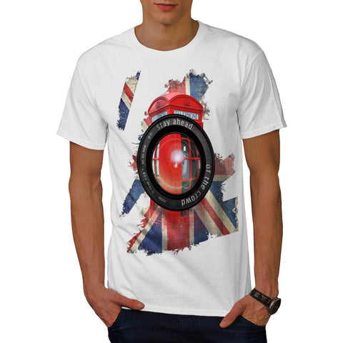 UK Telephone Booth Mens T-Shirt